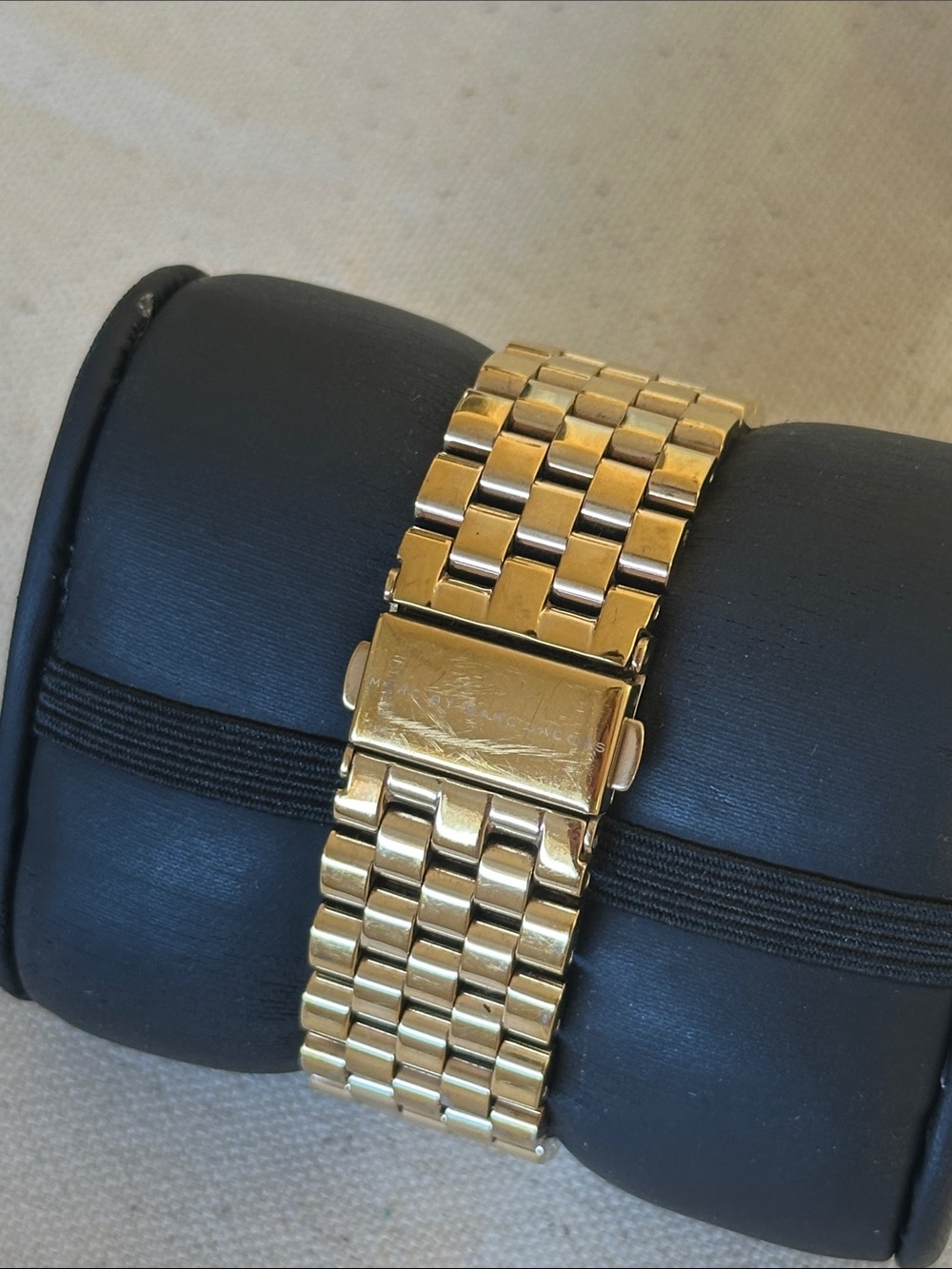 Marc Jacobs Gold-Tone Square Link Watch - Picture 4 of 10